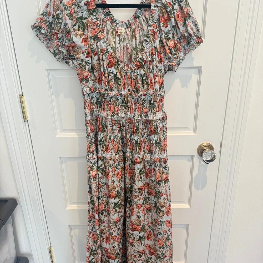 Doen Leanne Floral Midi Dress Liberty Fabric - XXL - Picture 3 of 5